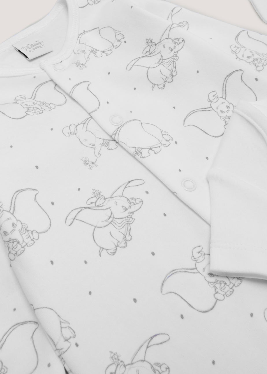 Baby White 5 Piece Dumbo Gift Set (Tiny Baby-6mths)