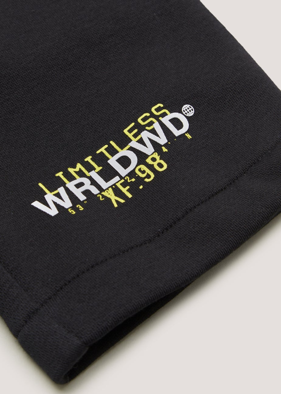 Boys Black Co-Ord Shorts (9mths-6yrs)