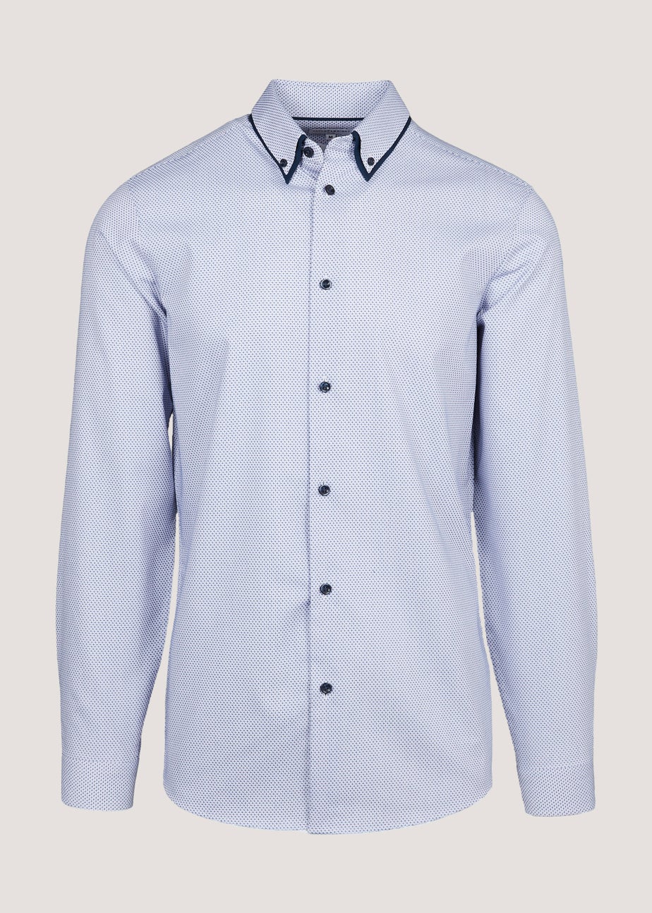 Taylor & Wright Blue Double Collar Shirt
