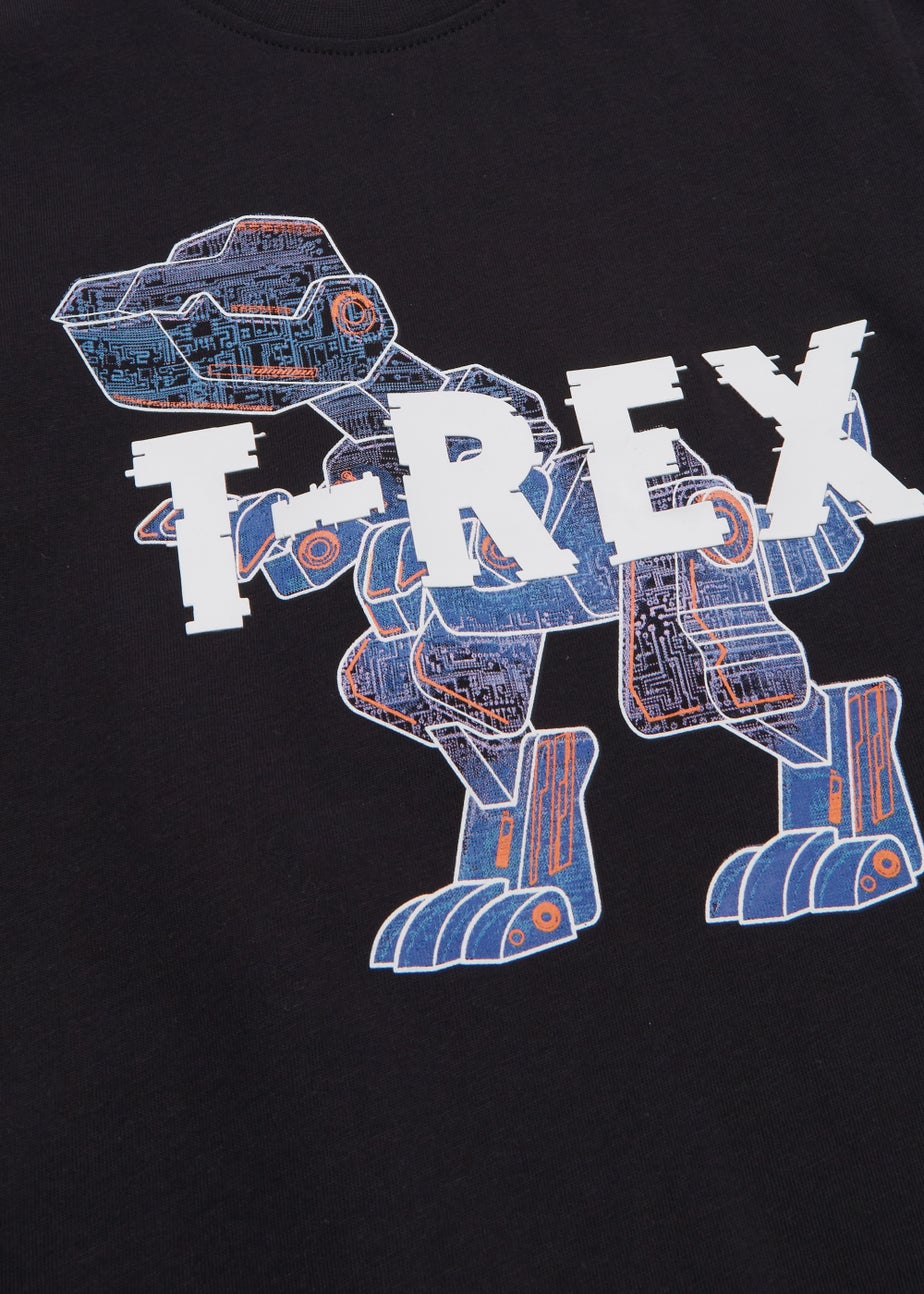 Boys 2 Pack Dinosaur T-Shirts (4-13yrs)