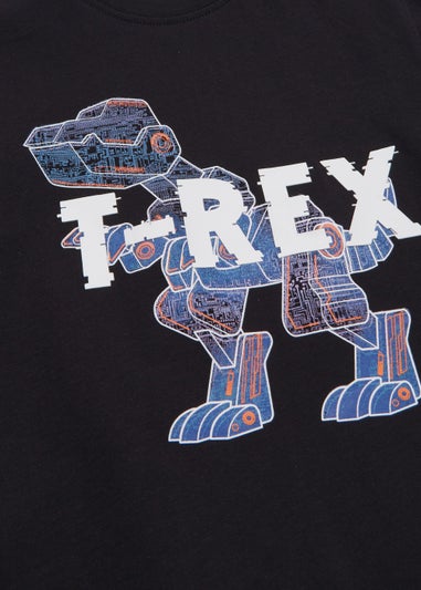 Boys 2 Pack Dinosaur T-Shirts (4-13yrs)