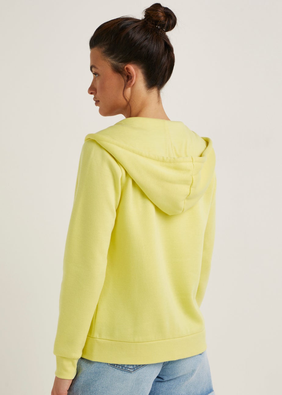 Yellow Zip Up Hoodie