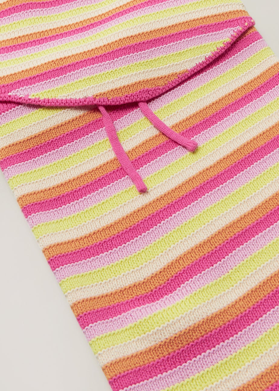 Girls Stripe Knitted Top & Skirt Set (4-13yrs)