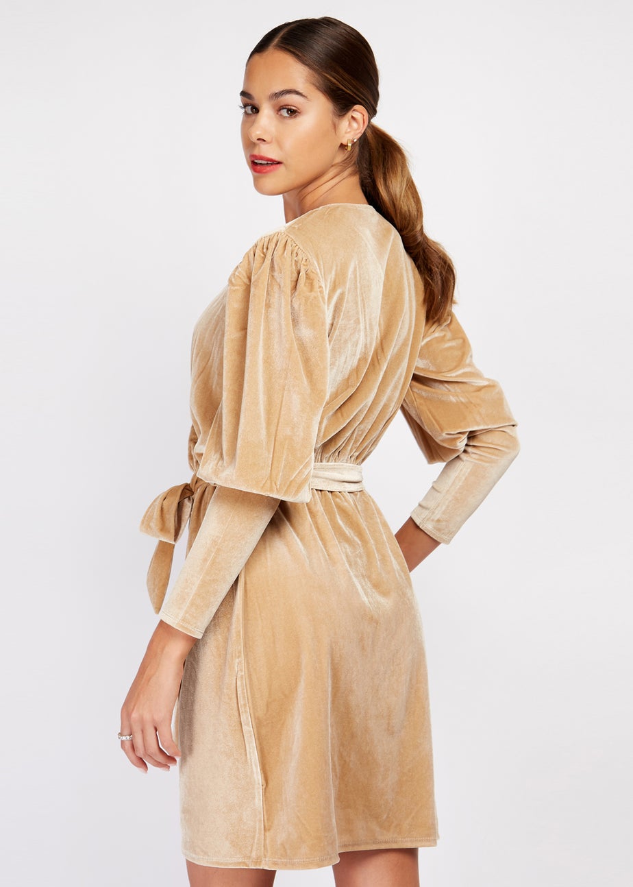 Girls on Film by Dani Dyer Champagne Mini Dress