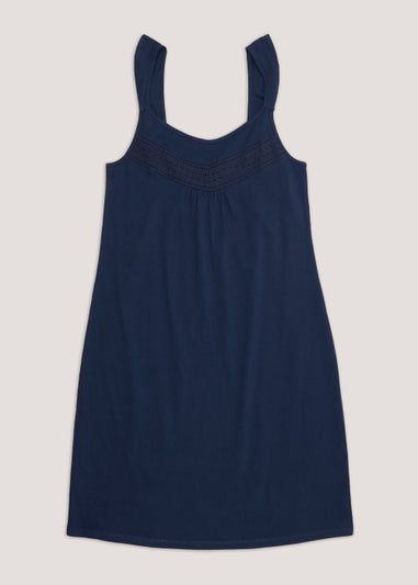 Navy Jersey Nightie
