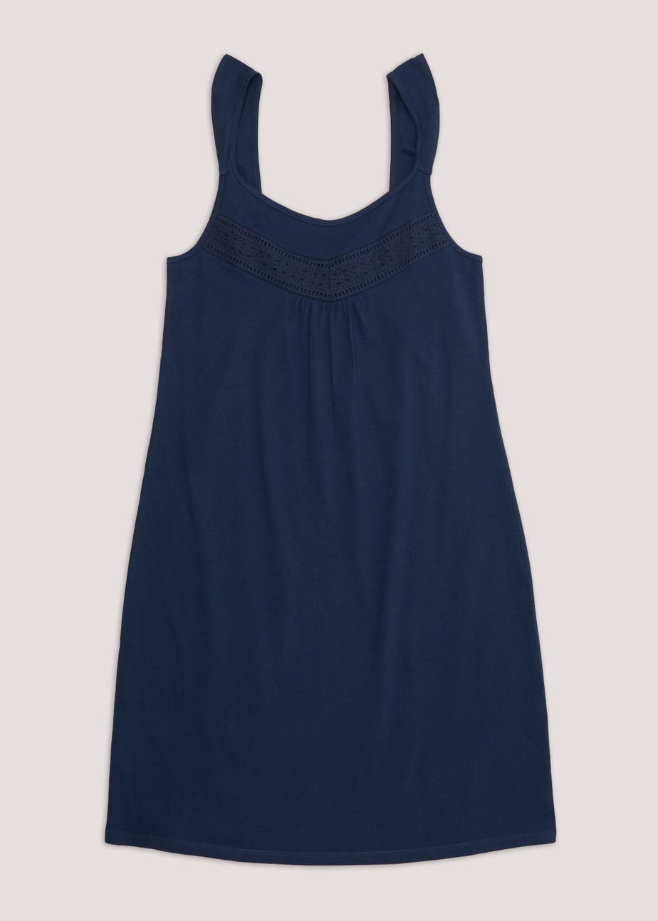 Navy Jersey Nightie