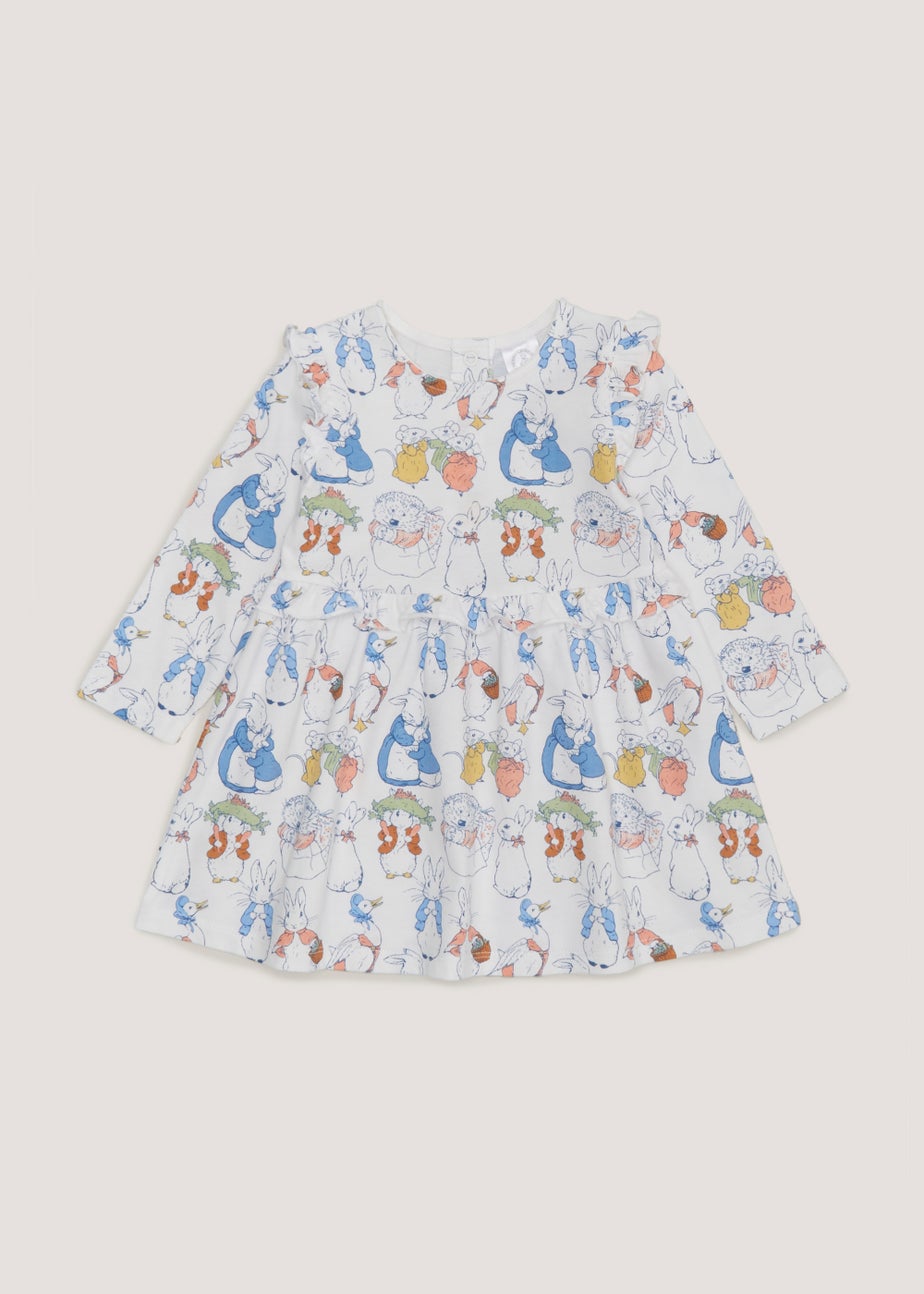 Baby Cream Peter Rabbit Dress (Newborn-18mths)