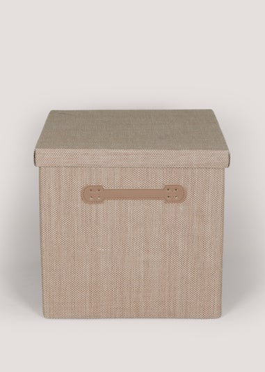 Taupe Foldable Storage Box