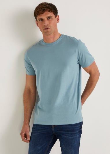 Blue Essential Crew Neck T-Shirt