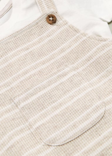 Baby Neutral Dungarees & T-Shirt Set (Newborn-23mths)