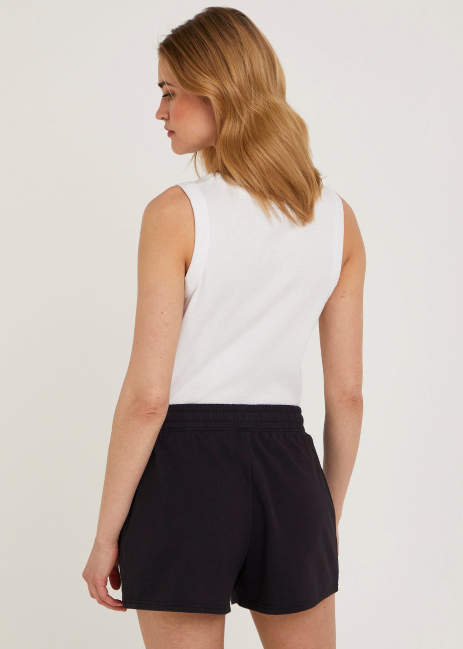 Black Tie Waisted Shorts