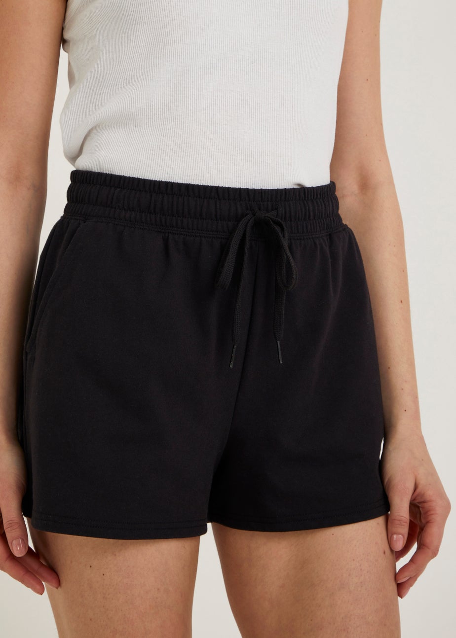 Black Tie Waisted Shorts