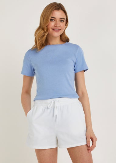 White Tie Waisted Shorts