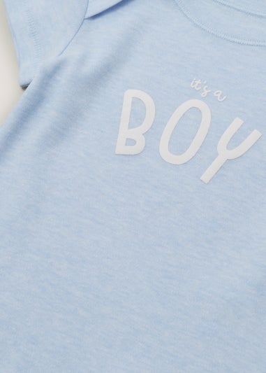 Baby Blue It's a Boy Bodysuit (Newborn-3mths)
