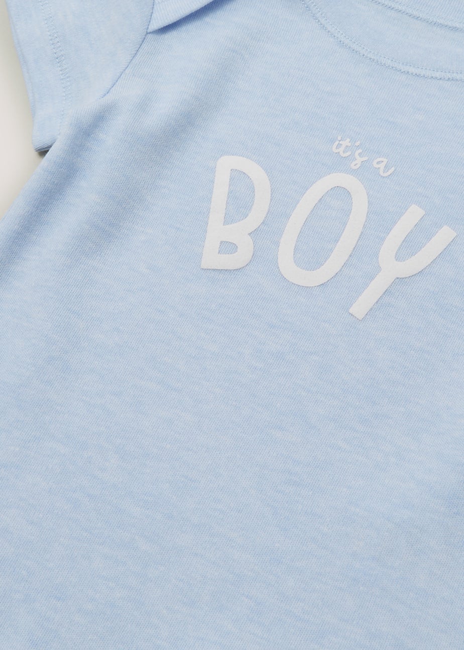 Baby Blue It's a Boy Bodysuit (Newborn-3mths)
