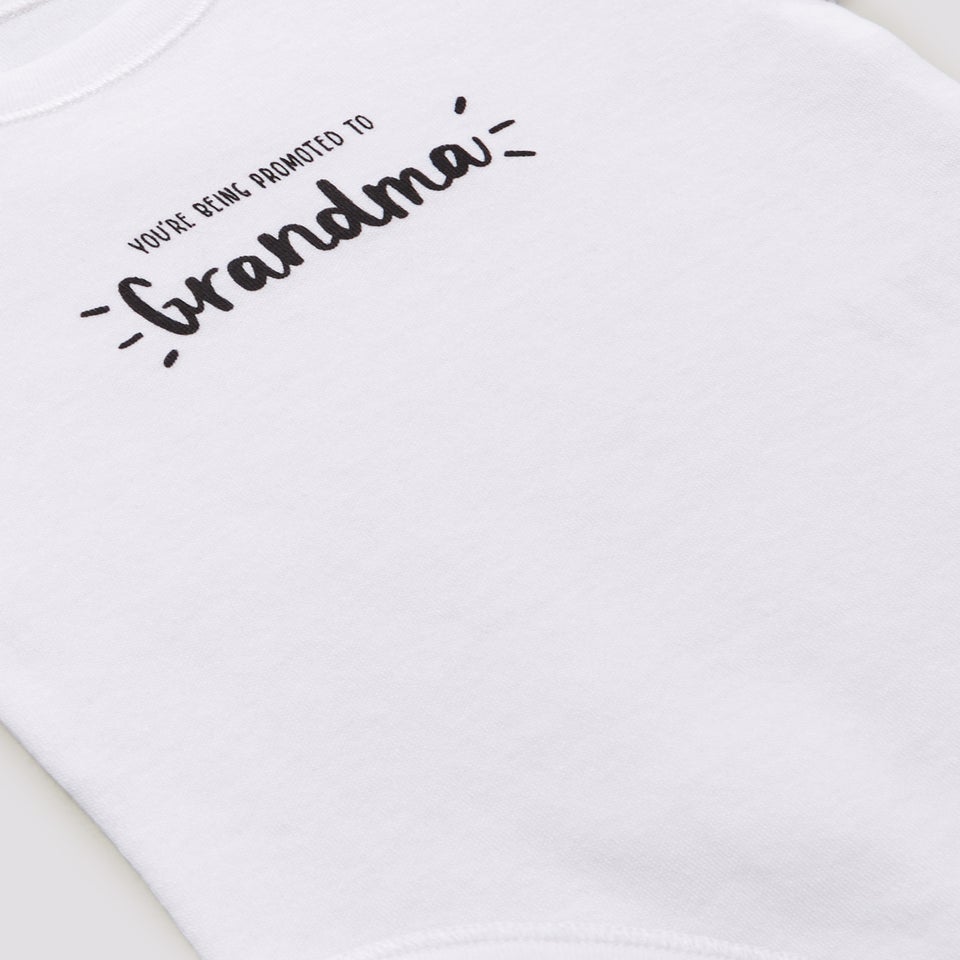 Baby White Grandma Announcement Bodysuit (Newborn-3mths)