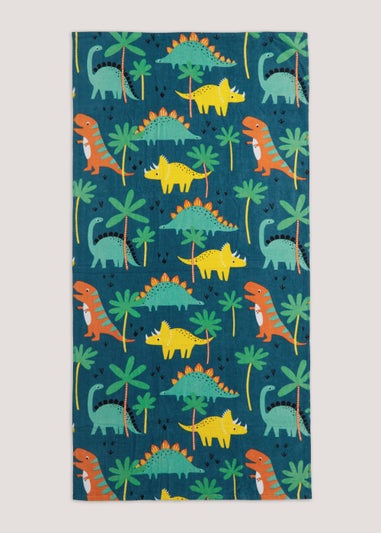 Kids Dinosaur Beach Towel (150cm x 70cm)