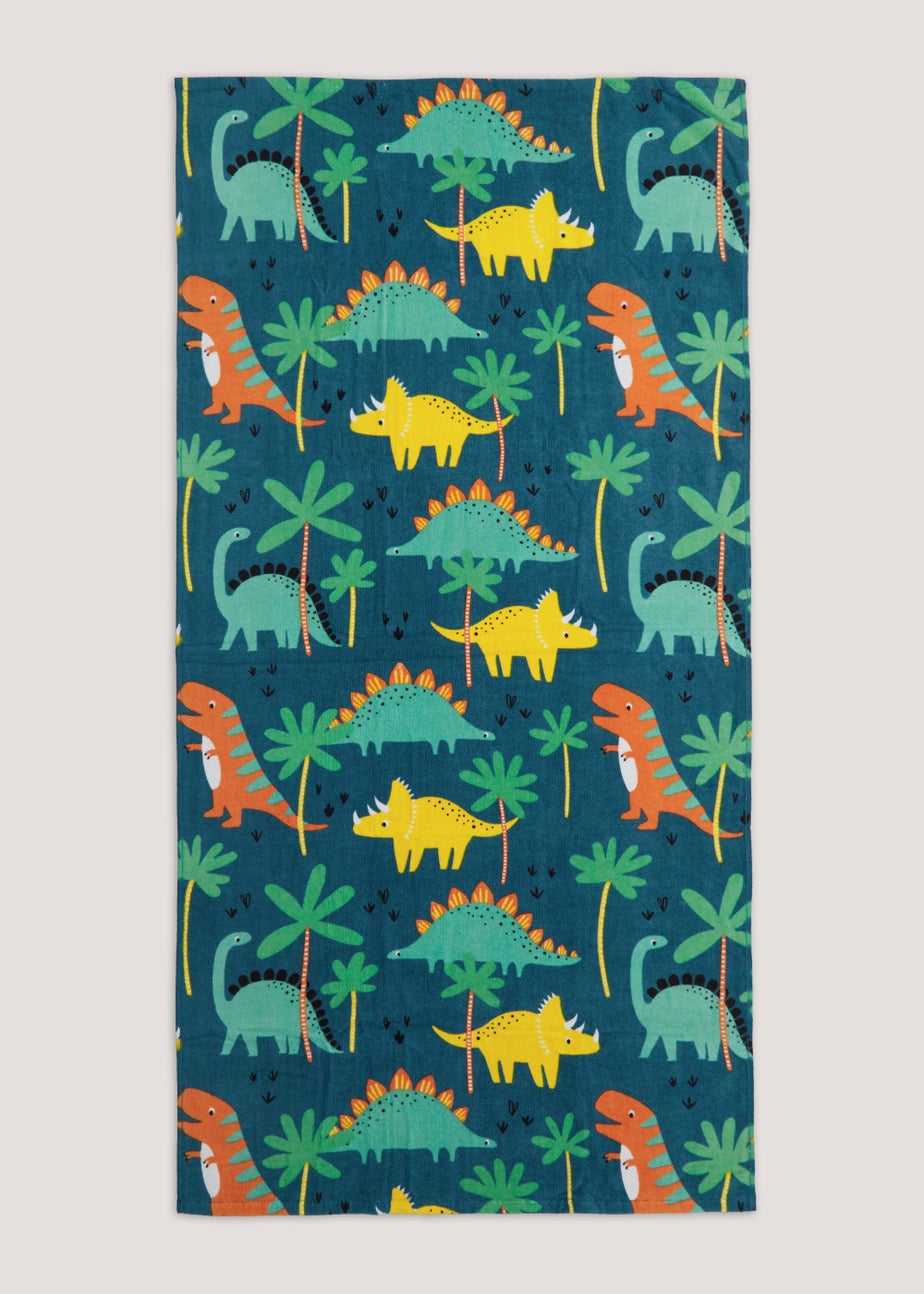 Kids Dinosaur Beach Towel (150cm x 70cm)