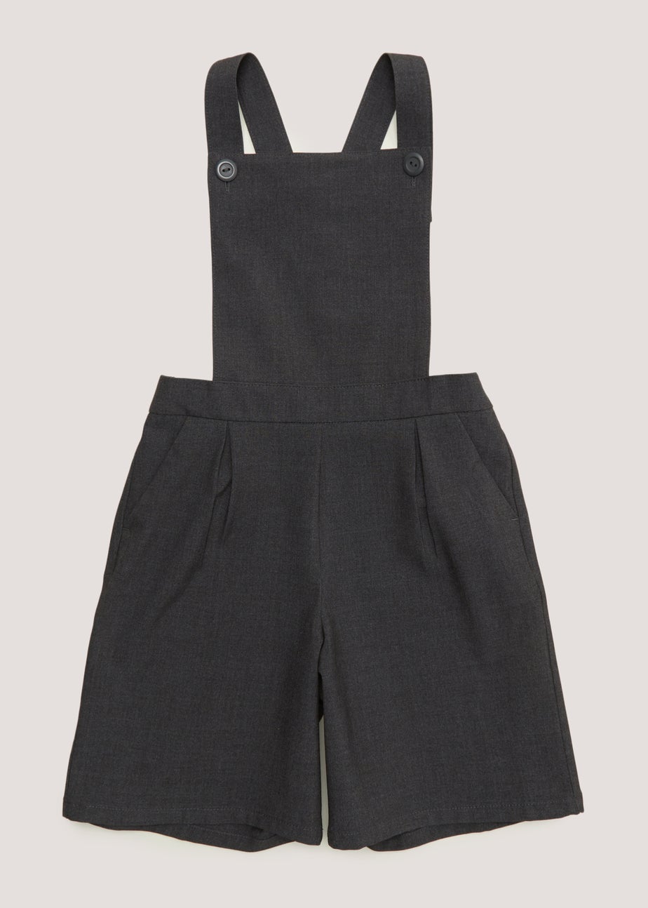Girls Grey School Playsuit (3-13yrs)