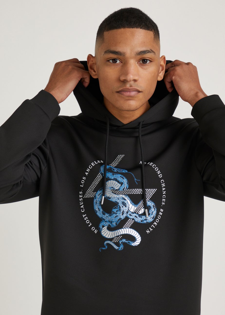 US Athletic Black Python Hoodie