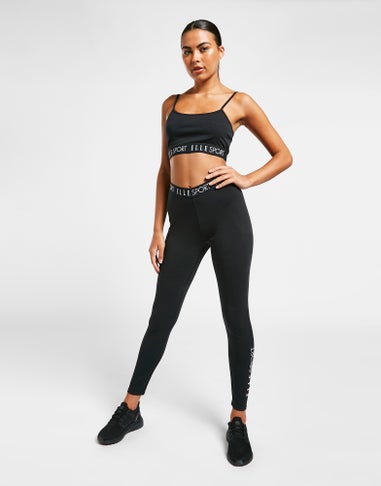 Elle Sport Black Cotton Leggings
