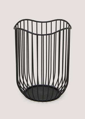 Black Organic Wire Utensil Pot