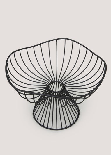 Black Organic Tall Fruit Basket