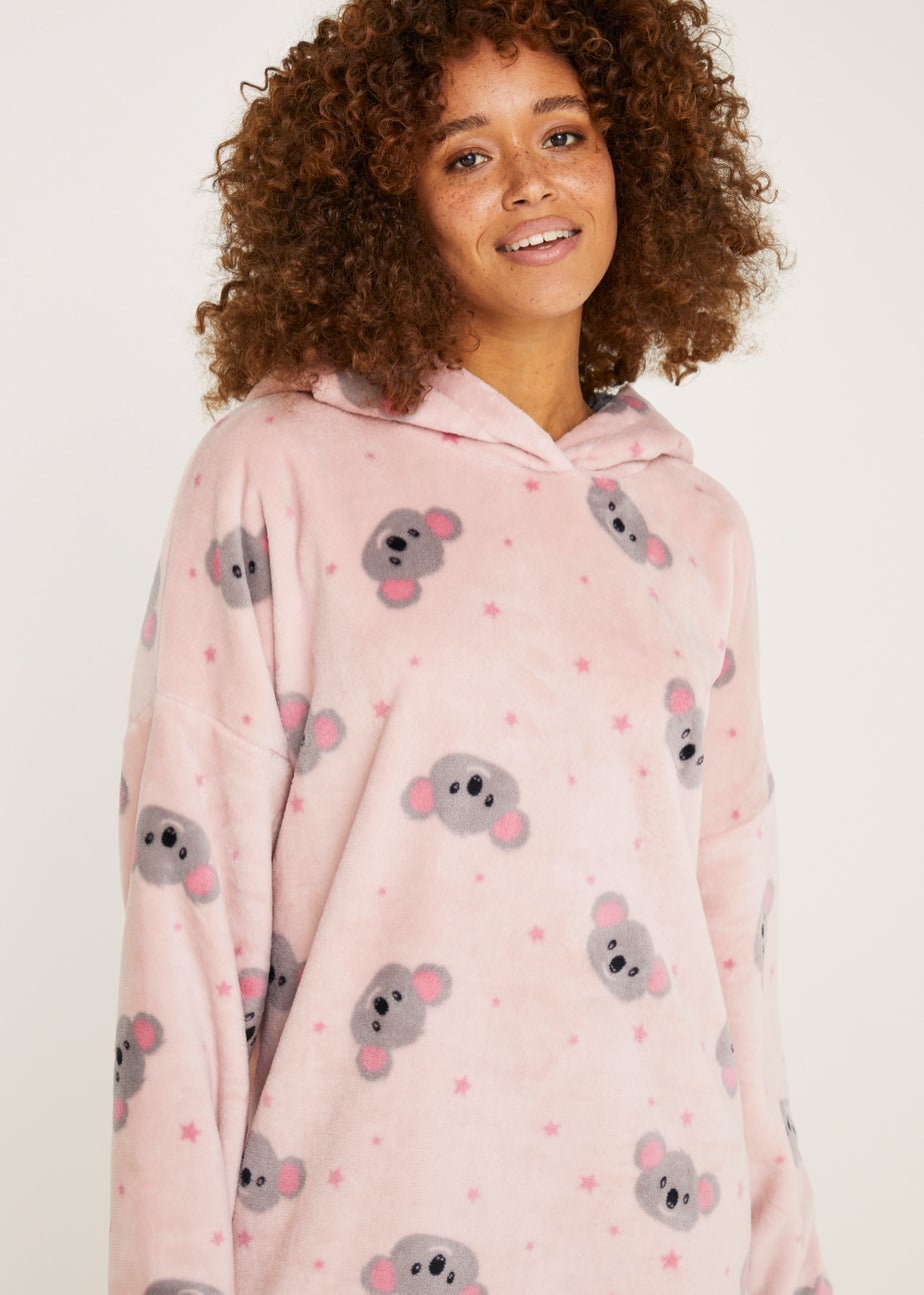 Pink Koala Snuggle Hoodie