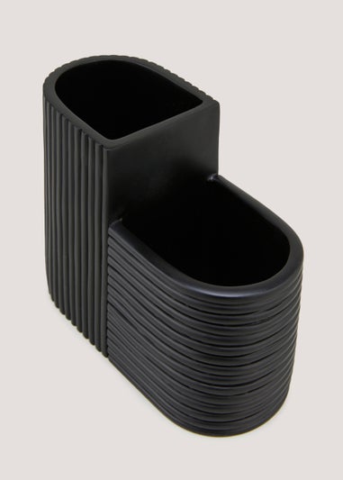 Black Resin Sink Tidy (12cm x 15.5cm)