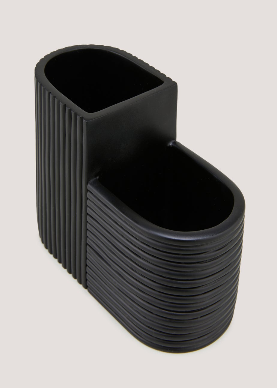 Black Resin Sink Tidy (12cm x 15.5cm)