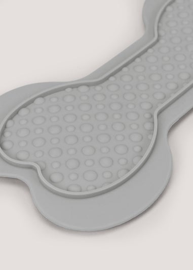 Grey Dog Lick Mat (26.5cm x 12.5cm)
