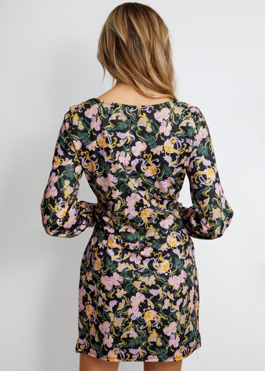 Girls on Film by Dani Dyer Floral Long Sleeve Mini Dress