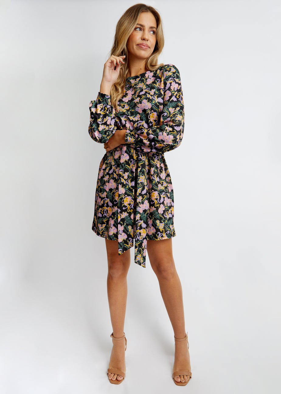 Girls on Film by Dani Dyer Floral Long Sleeve Mini Dress