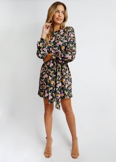 Girls on Film by Dani Dyer Floral Long Sleeve Mini Dress