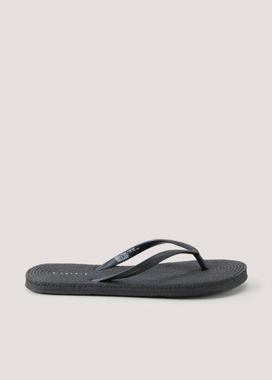 Black Flip Flops