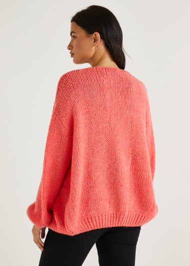 Coral Cardigan