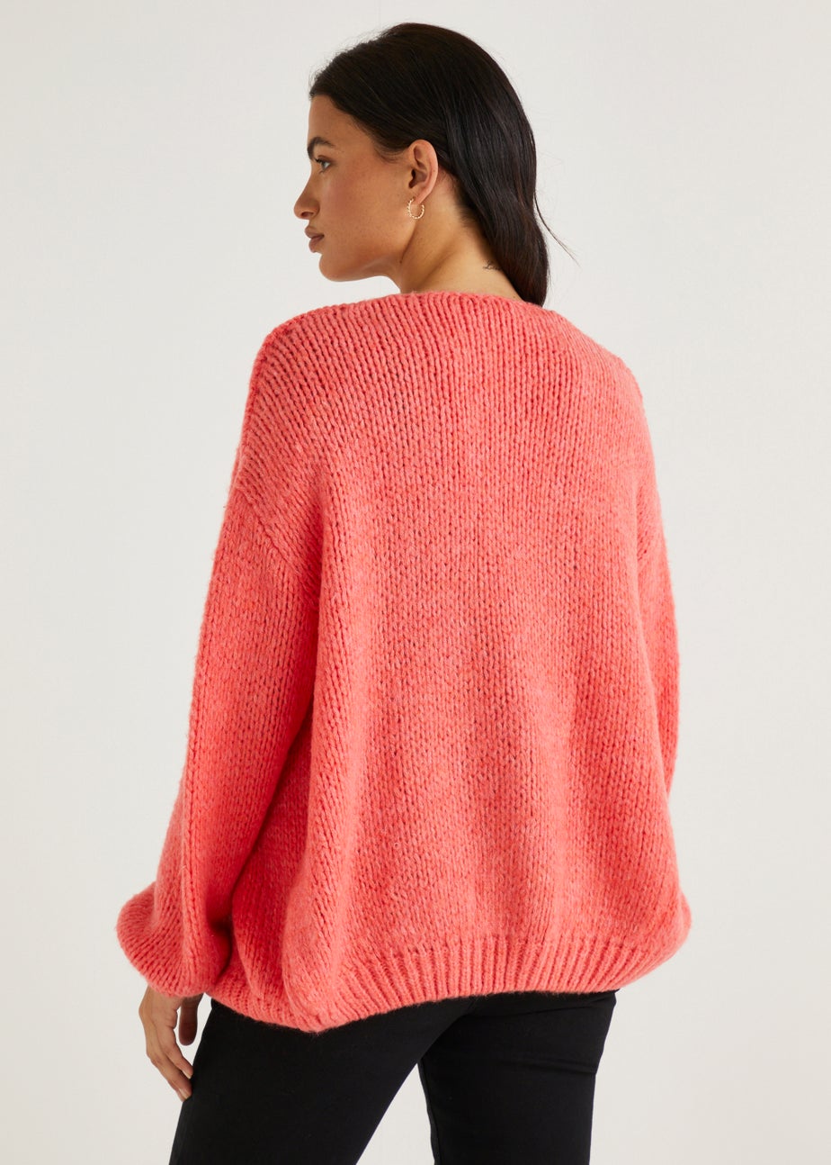 Coral Cardigan