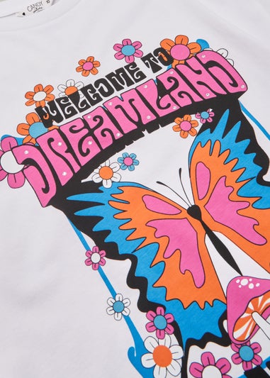 Girls Candy Couture White Dreamland Top (9-16yrs)