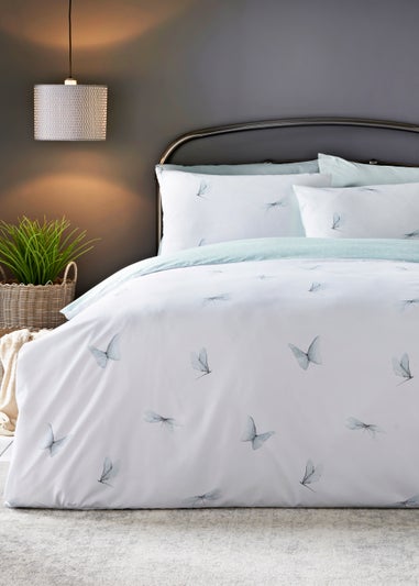 Duck Egg Dragonfly Duvet Cover