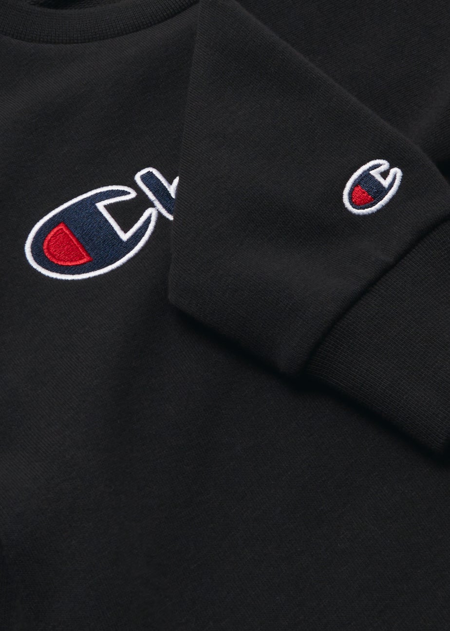 Boys Champion Black Crew Neck Sweatshirt (Small-XXL)