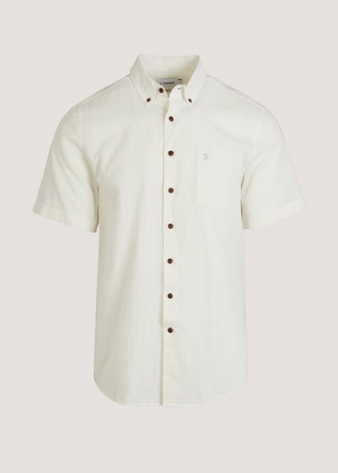 Farah Densmore White Short Sleeve Shirt