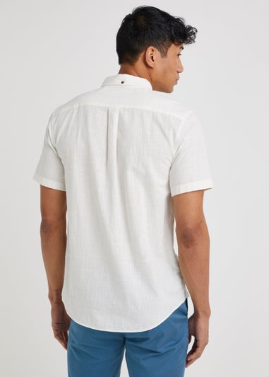 Farah Densmore White Short Sleeve Shirt