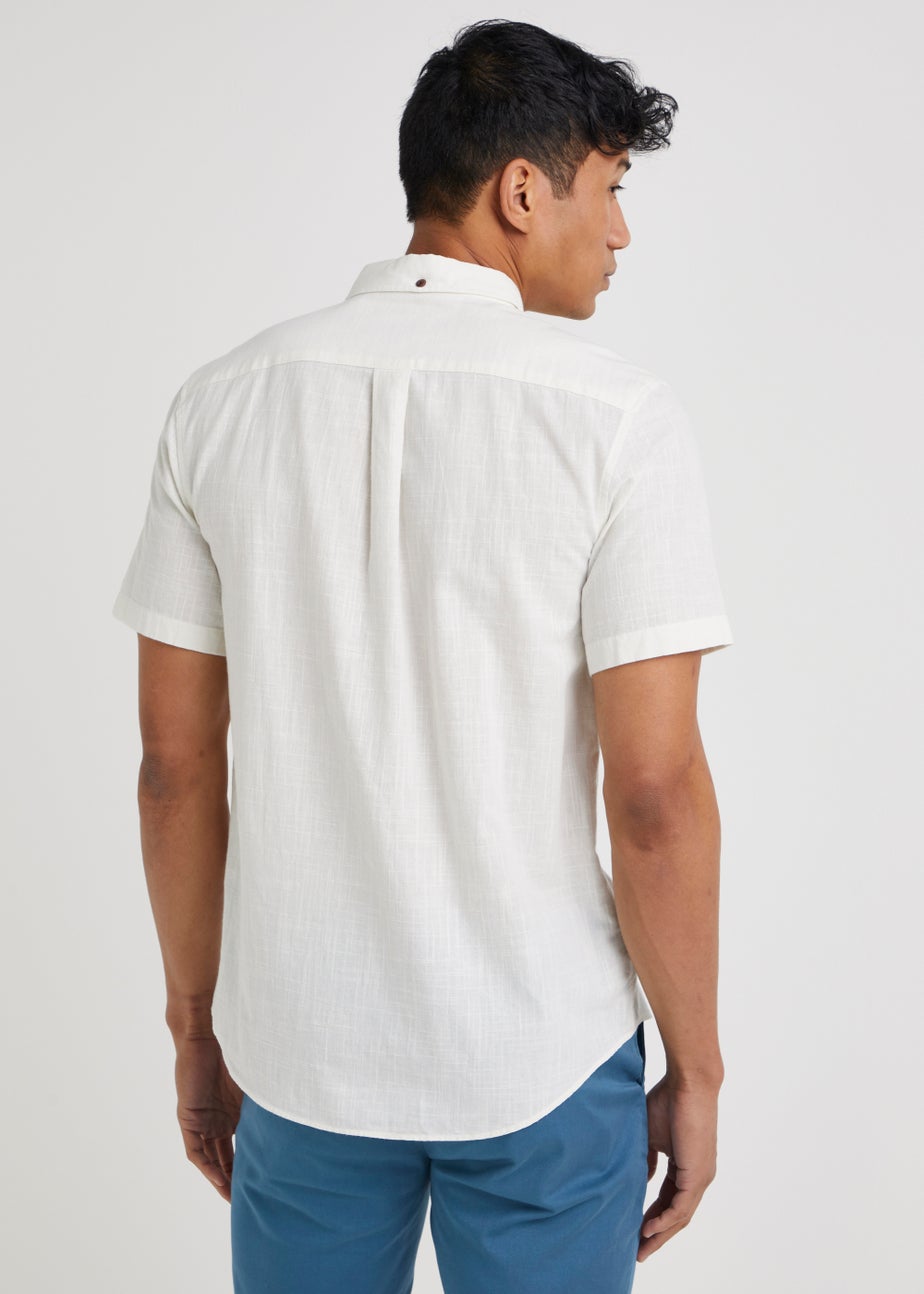Farah Densmore White Short Sleeve Shirt
