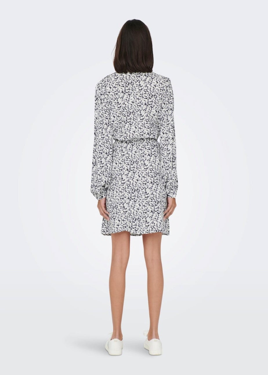 JDY Alice White Floral Shirt Dress