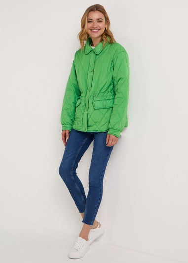 JDY Pacific Green Quilted Jacket