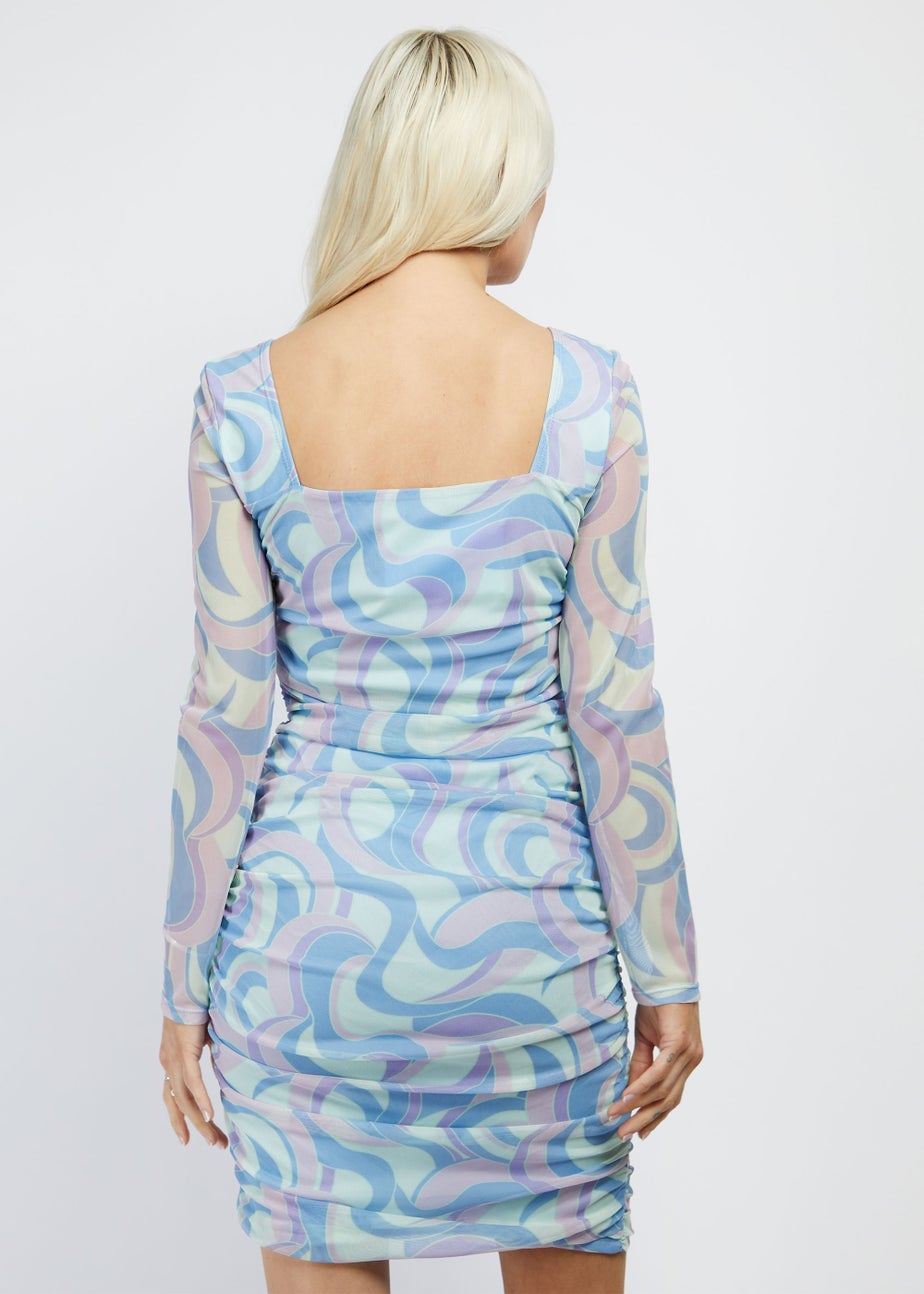 Girls on Film by Dani Dyer Stretch Mesh Mini Dress