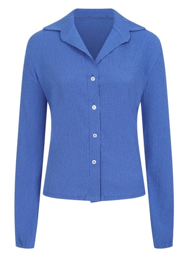 Girls on Film by Dani Dyer Royal Blue Co-Ord Shirt