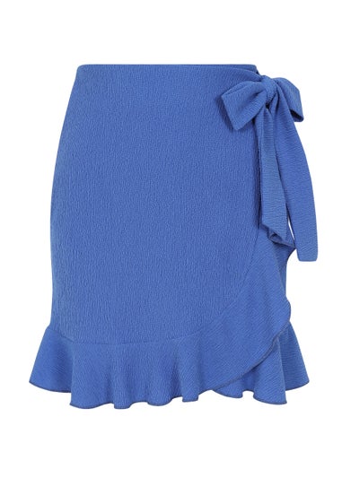 Girls on Film by Dani Dyer Royal Blue Co-Ord Wrap Skirt