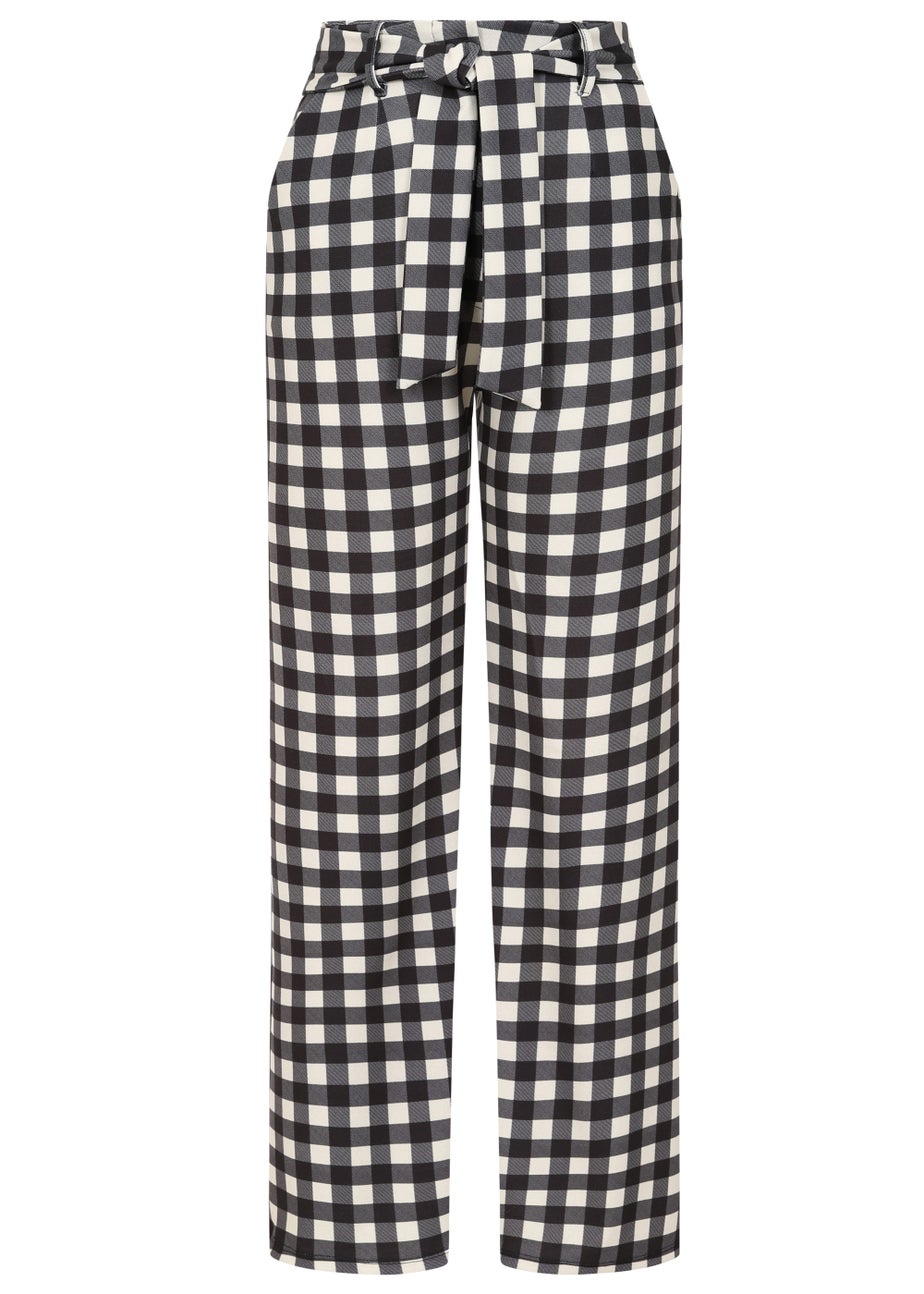 Girls on Film by Dani Dyer Black Gingham Co-Ord Trousers