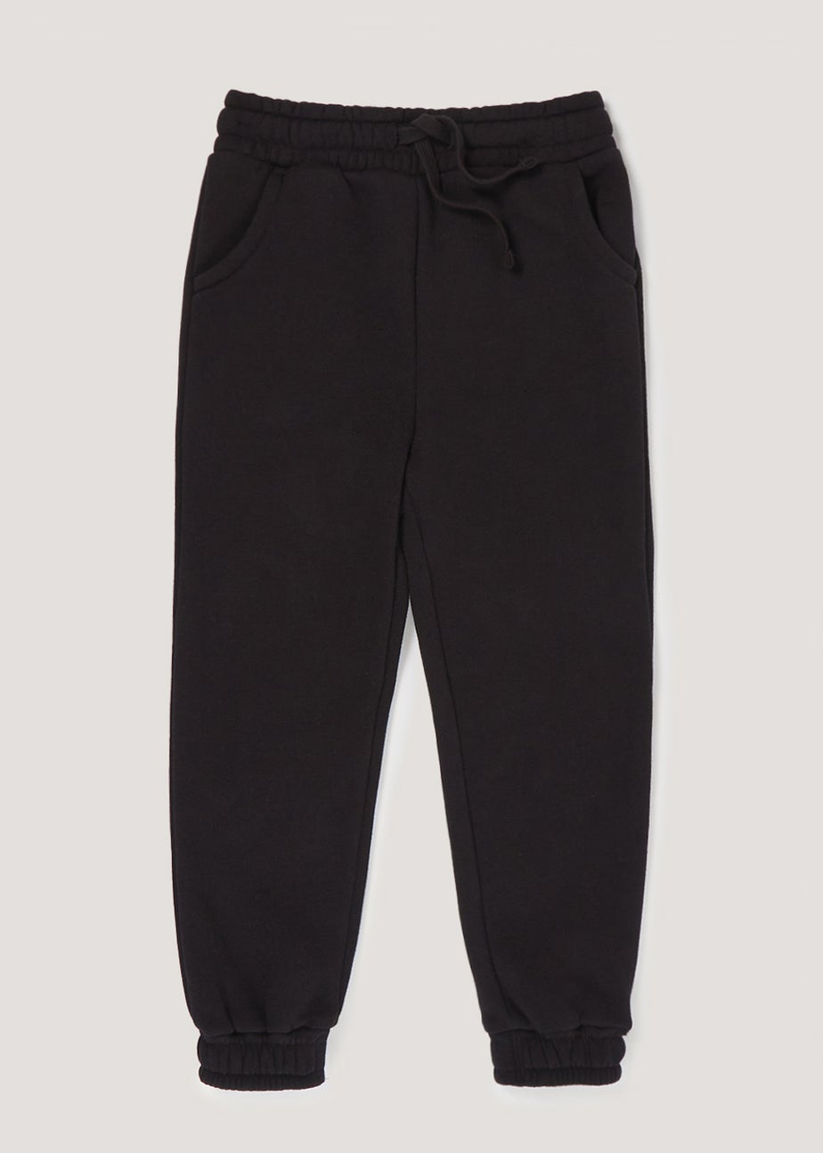 Girls Black School Joggers (3-13yrs)